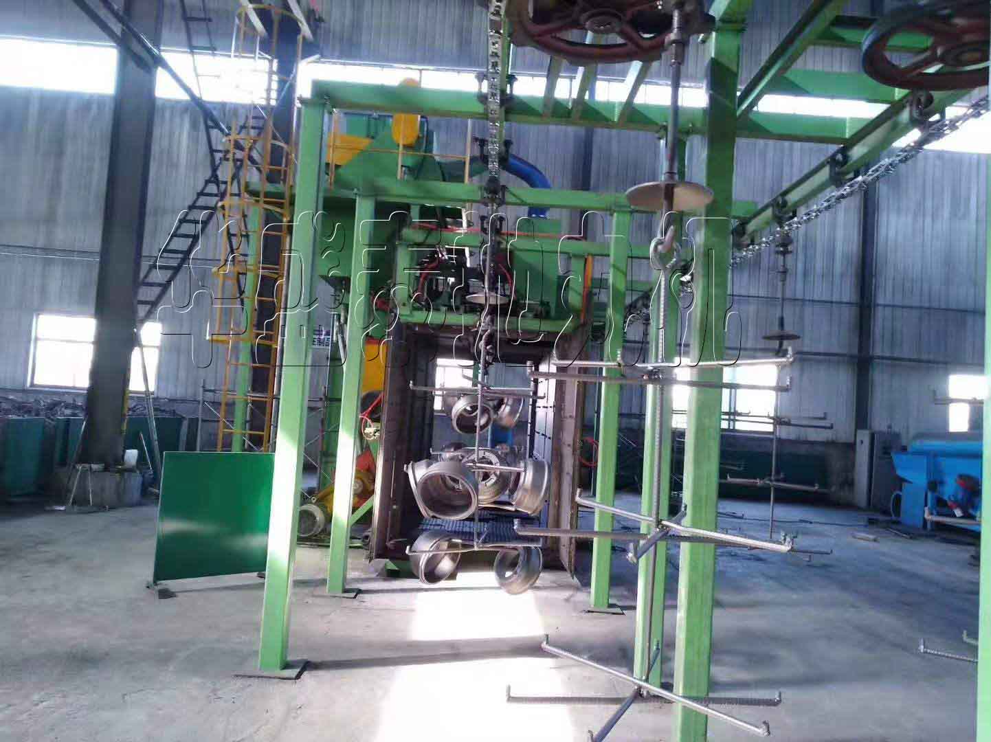 hst384多工位吊鏈式拋丸機有什么優勢，大家來說說